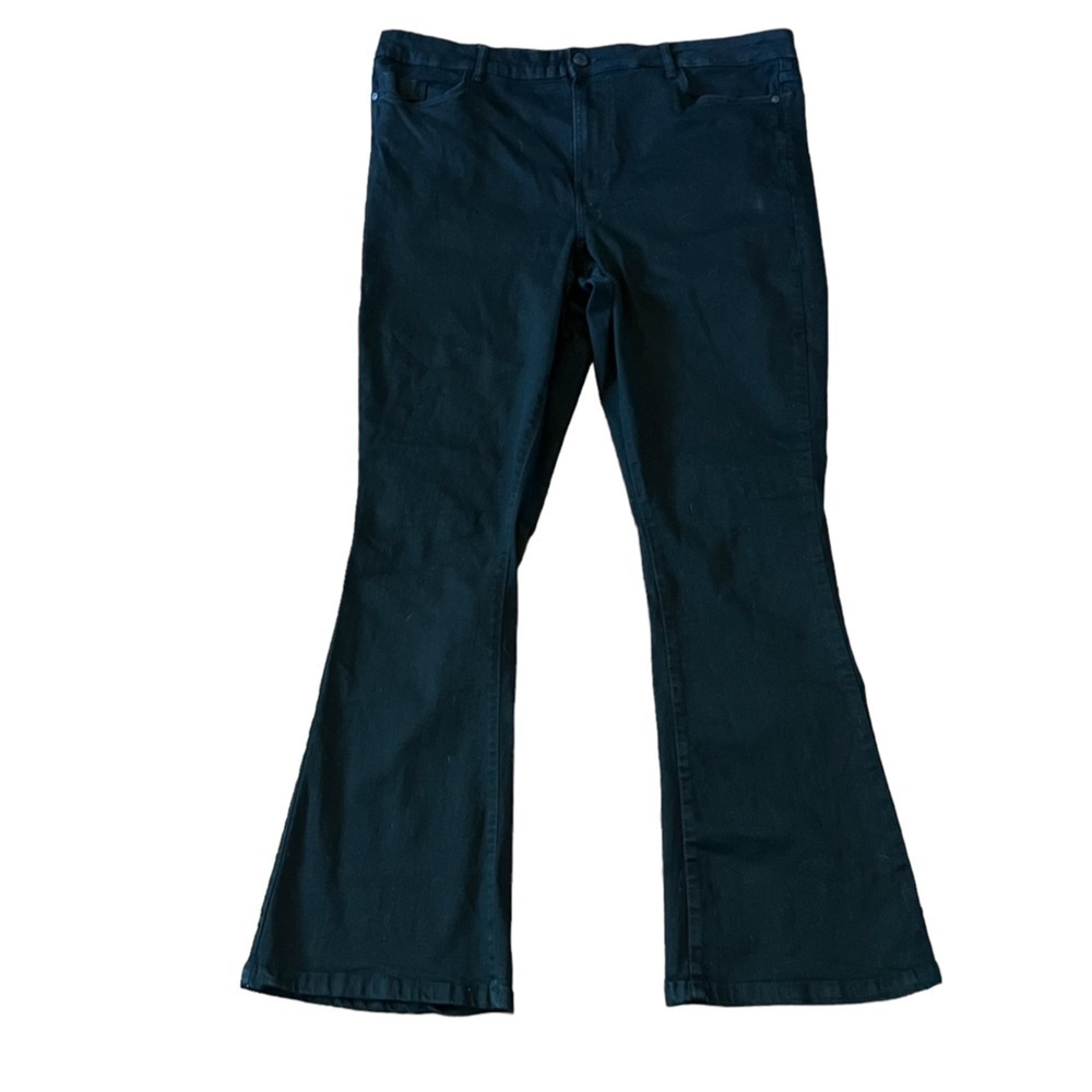 Noisy May Black Sallie Skinny Fit High Waist Flare Jeans Size 32 Women’s